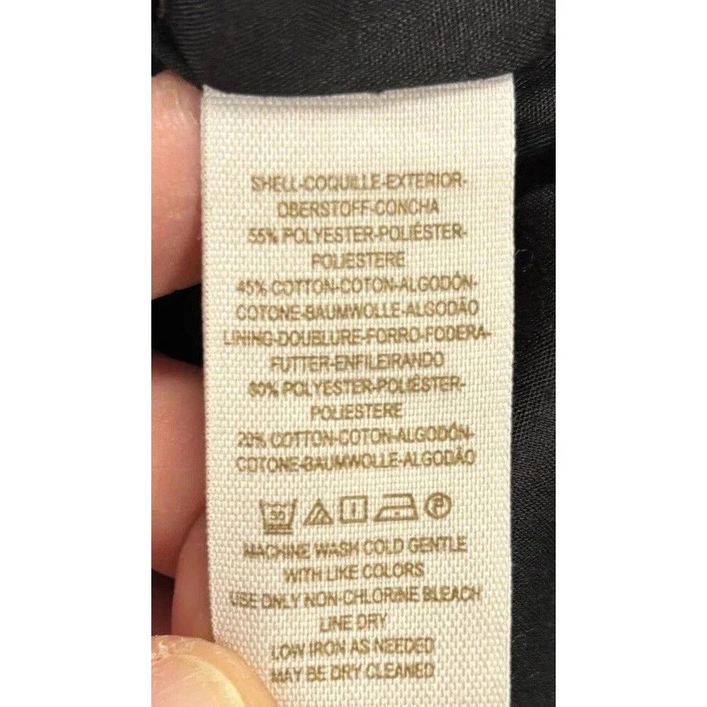 Free People We the Free Black Textured Red Pop of Color Moto Jacket Size 10 - Picture 11 of 12